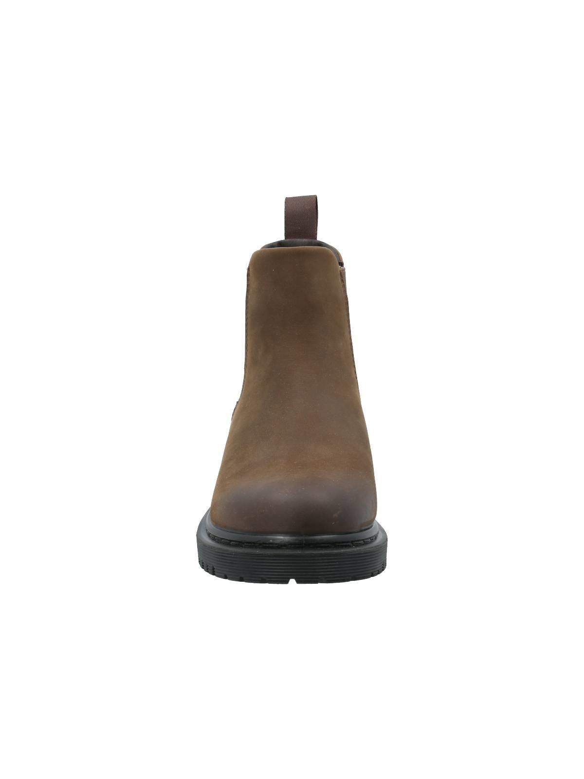 Botín Cuero Mujer Pulok Café Oscuro-3