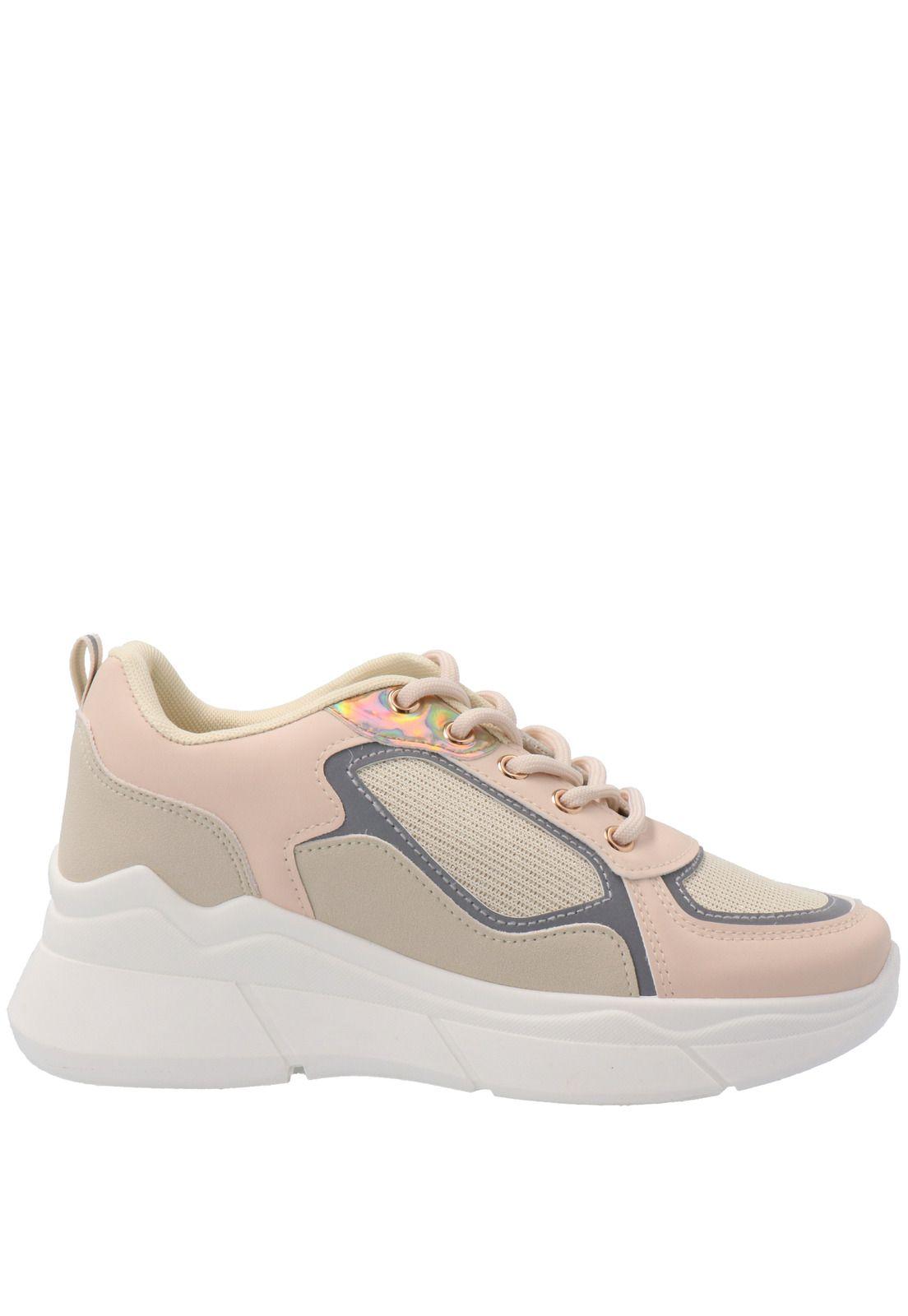 Zapatilla Mujer Aza Beige-1