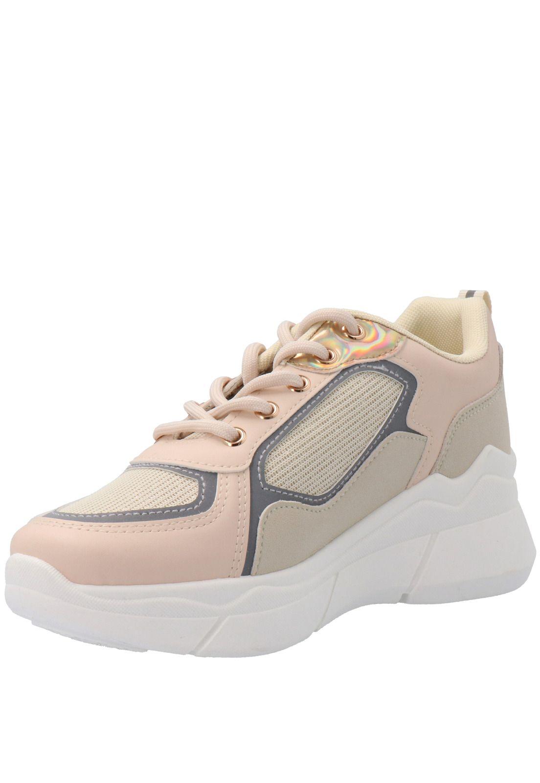 Zapatilla Mujer Aza Beige-3