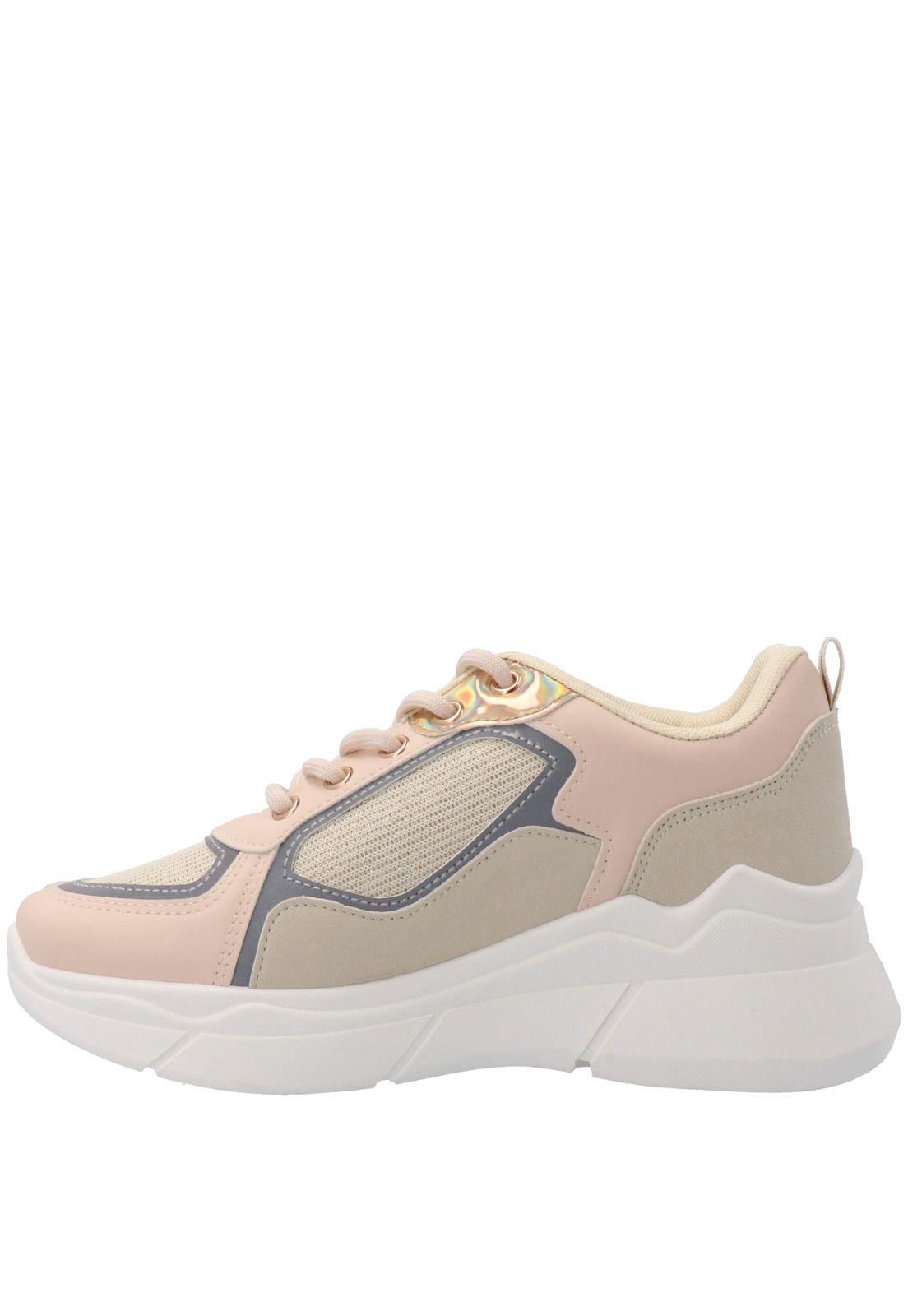 Zapatilla Mujer Aza Beige-4