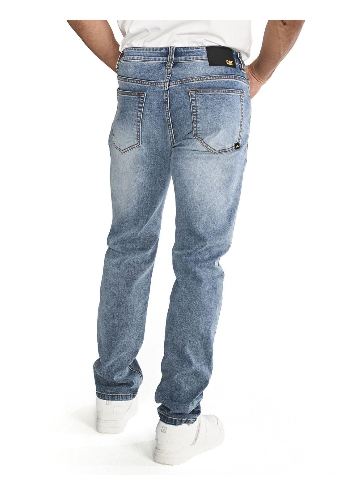 Jeans Slim Hombre Triblend Stretch Denim CAT-5