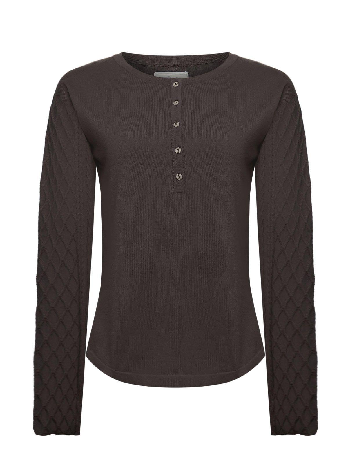 Polera Algodón/Poliéster Mujer Olmo Café-0