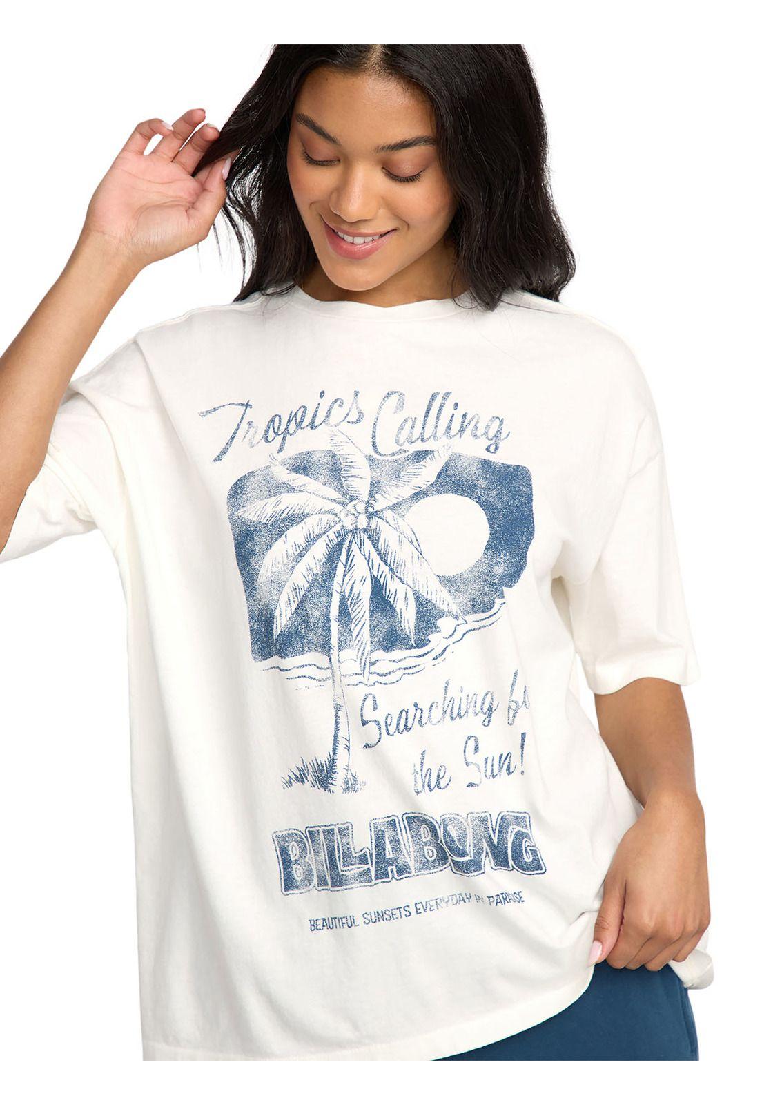 Polera m/c Mujer This sunny time Blanco-3
