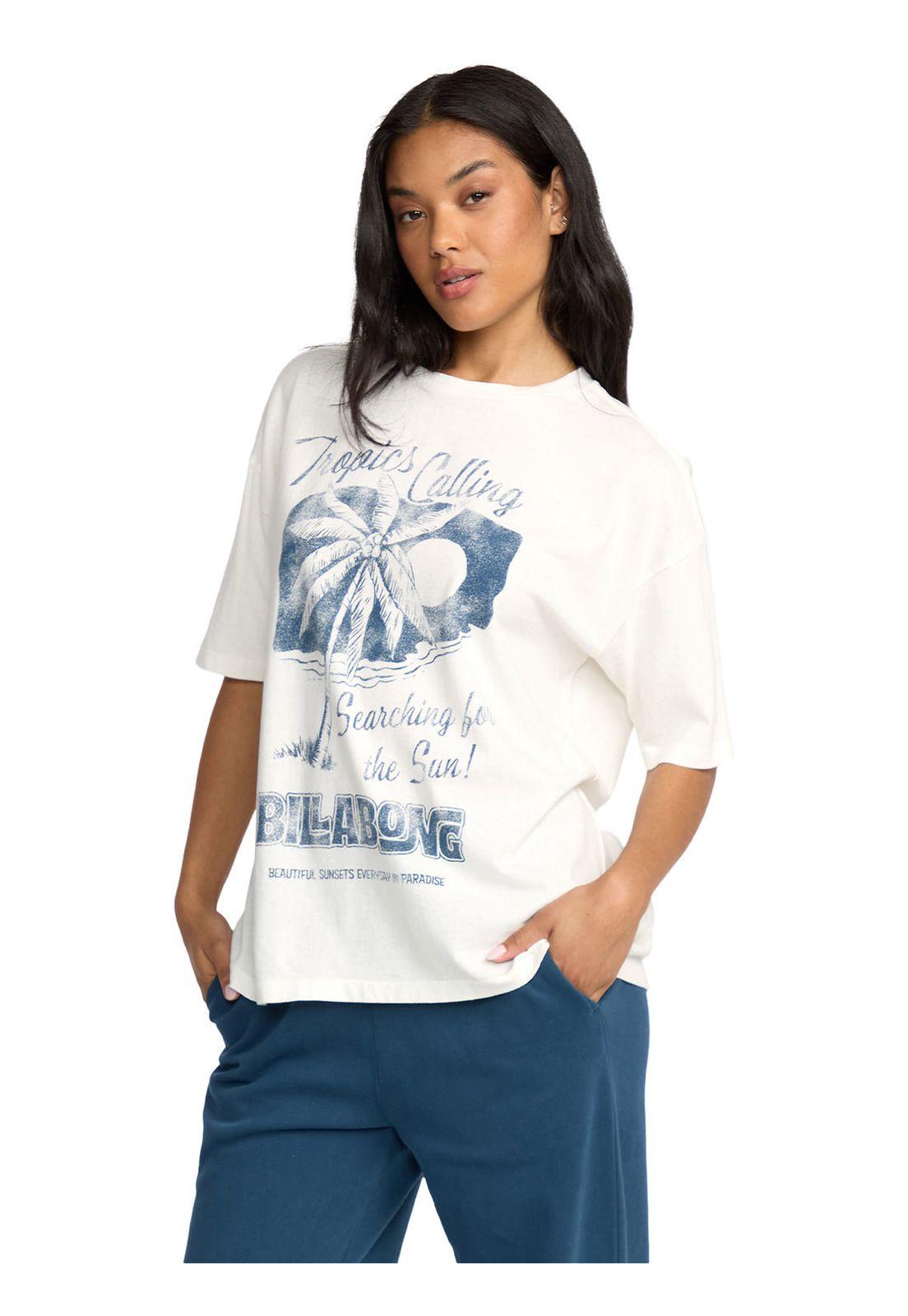 Polera m/c Mujer This sunny time Blanco-4
