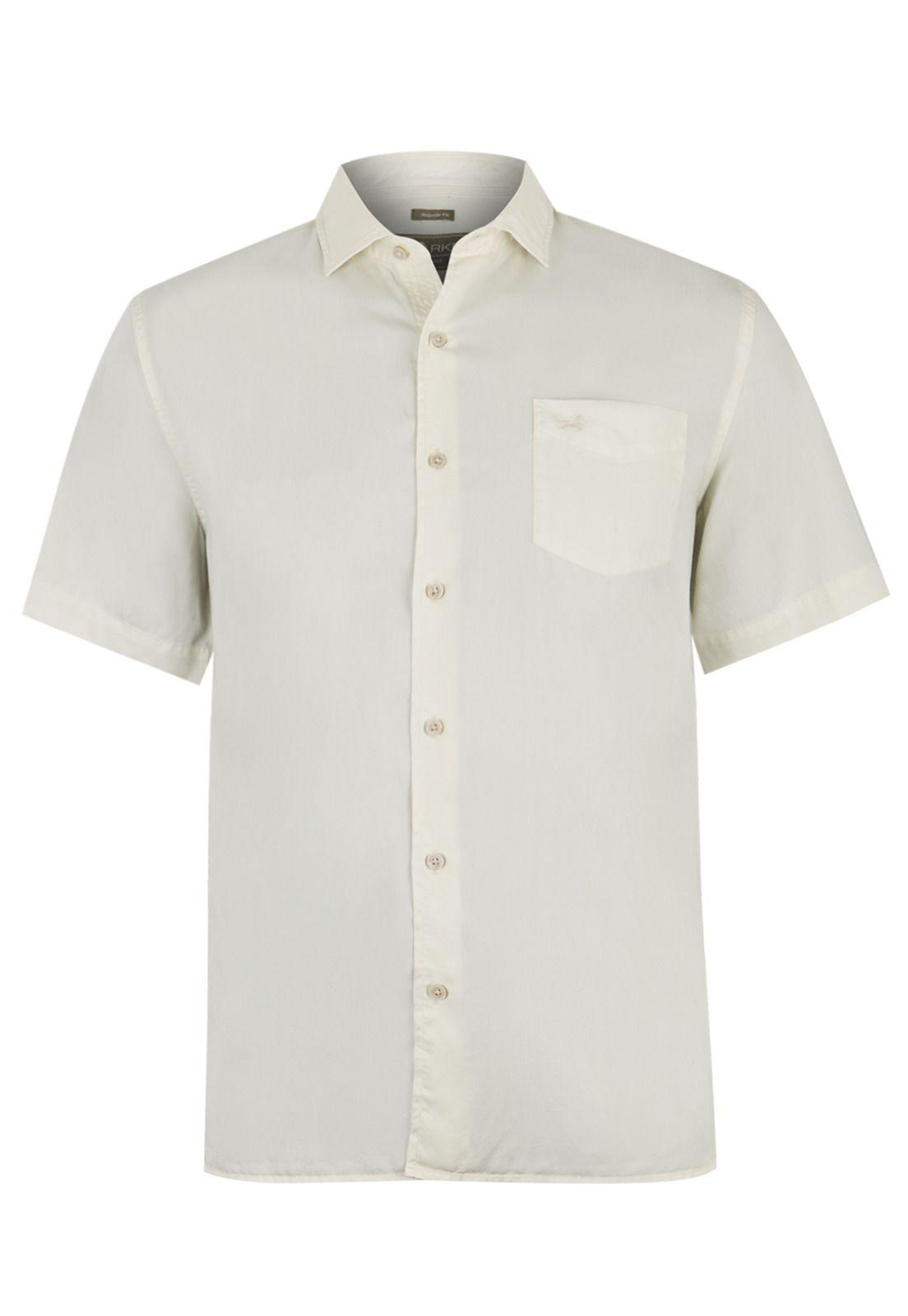 camisa Tencel Blanco Aveiro Hombre -0