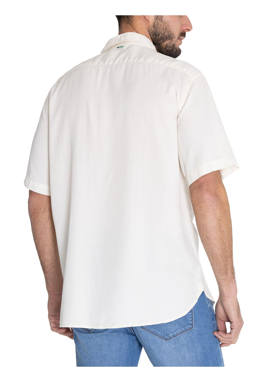 camisa Tencel Blanco Aveiro Hombre -7