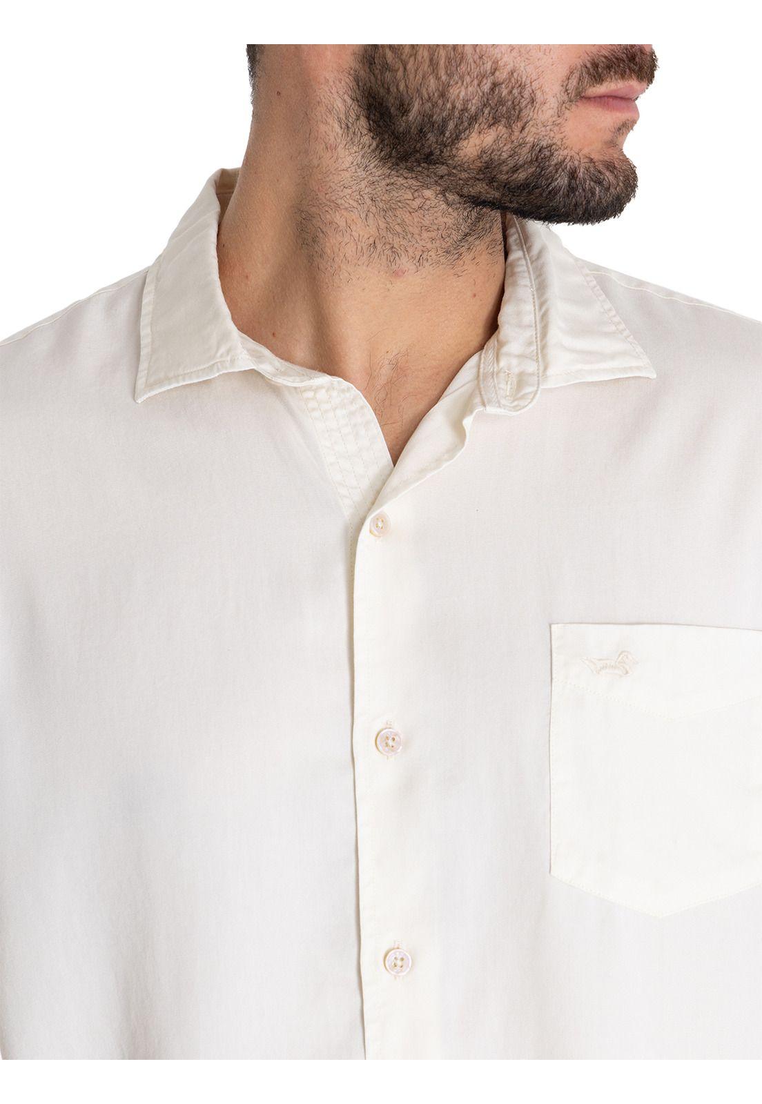 camisa Tencel Blanco Aveiro Hombre -8