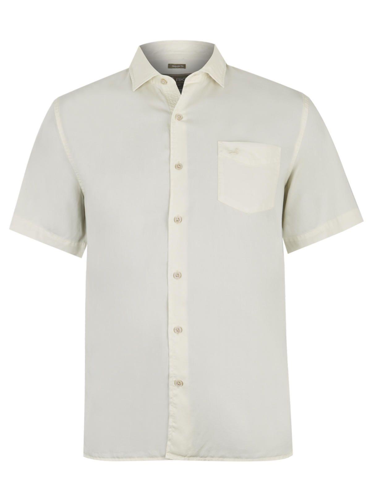 camisa Tencel Blanco Aveiro Hombre -0