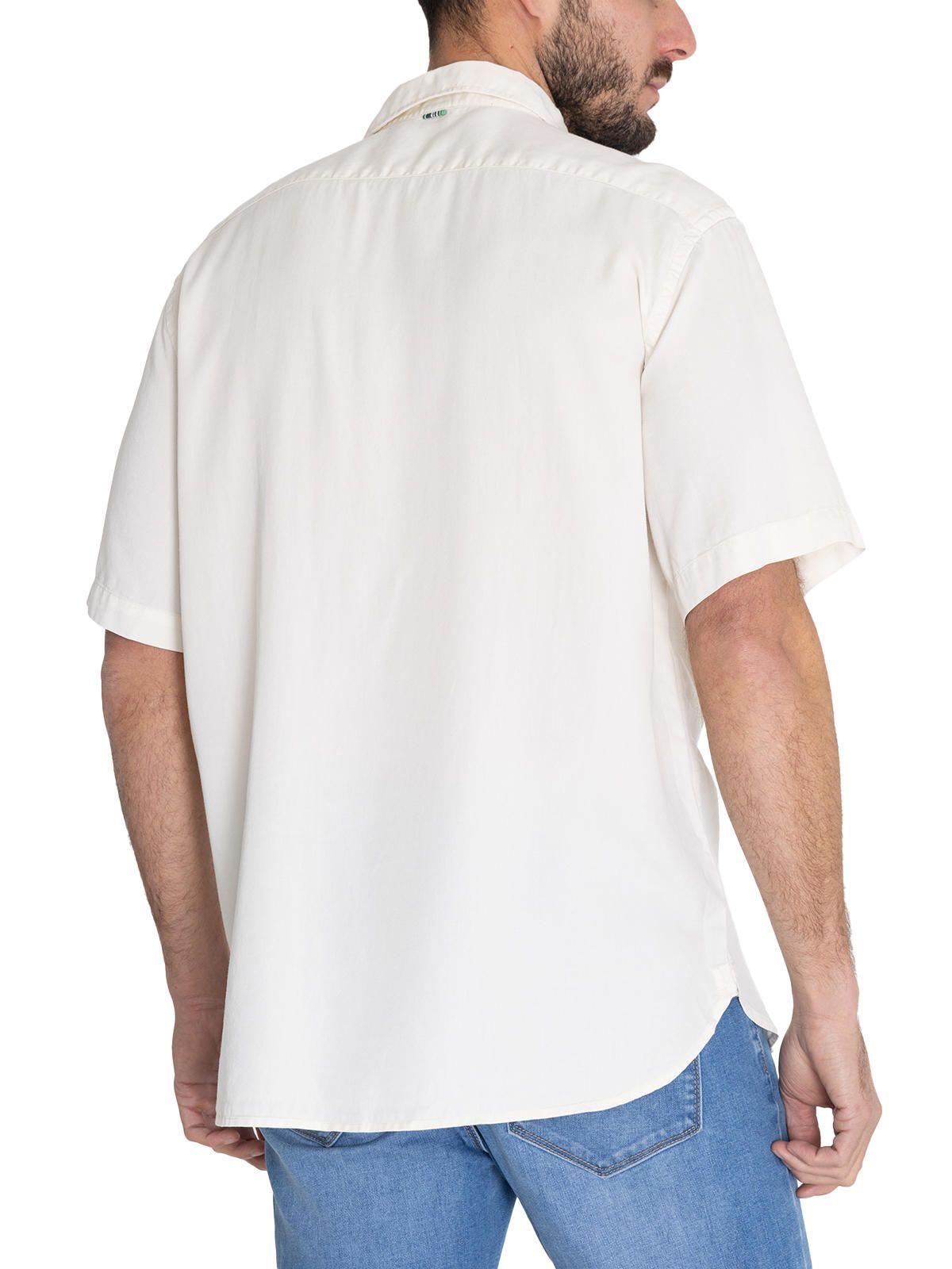 camisa Tencel Blanco Aveiro Hombre -7