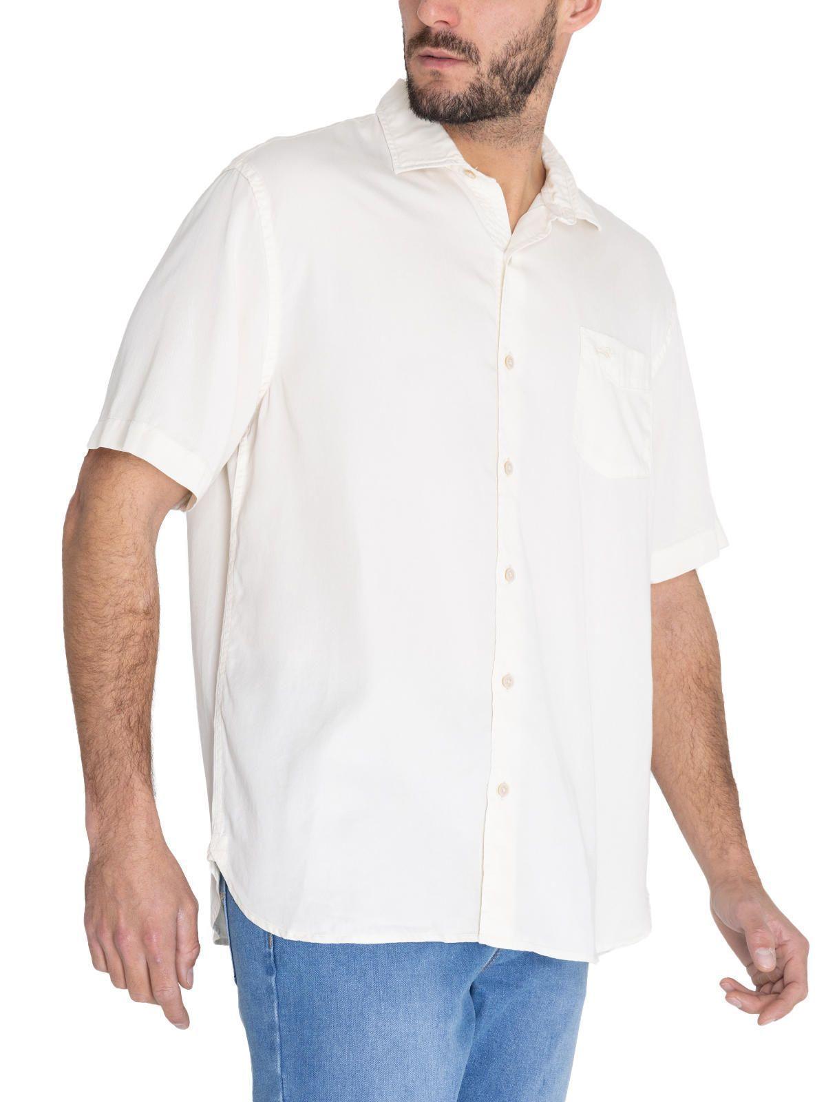 camisa Tencel Blanco Aveiro Hombre -5