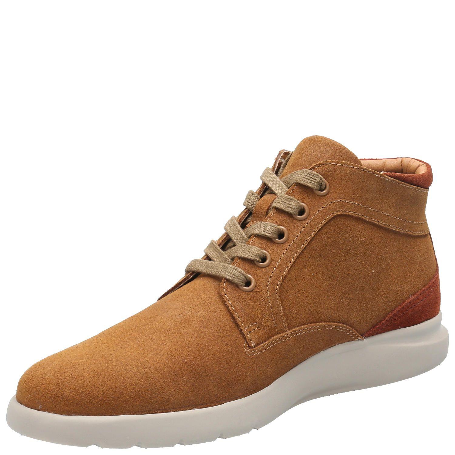 Botín Cuero Hombre Borgen Café Claro-4