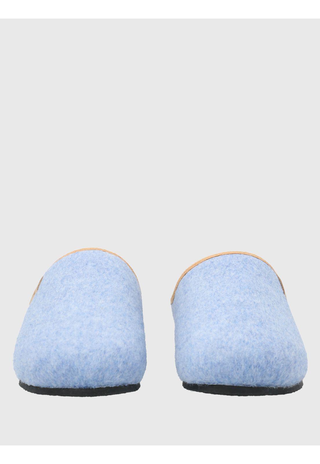 Pantufla Textil Unisex Slipper Azul-4