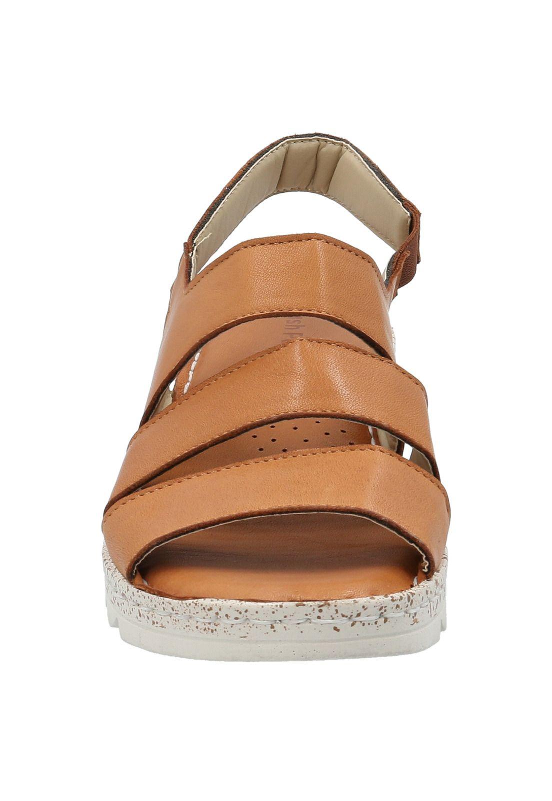 Sandalia Cuero Mujer Olivia Café-2