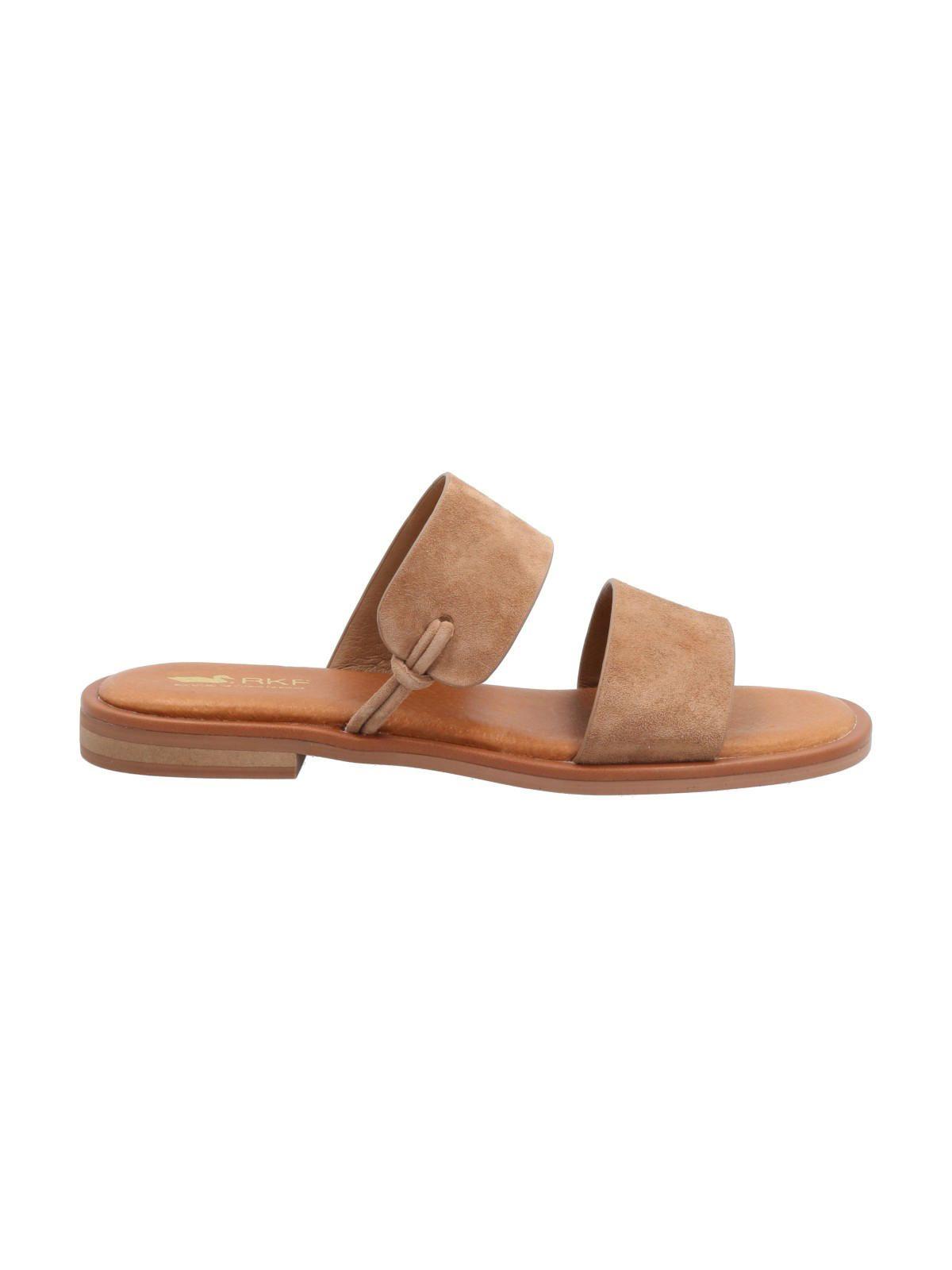 Sandalia Cuero Mujer Sante Café-0