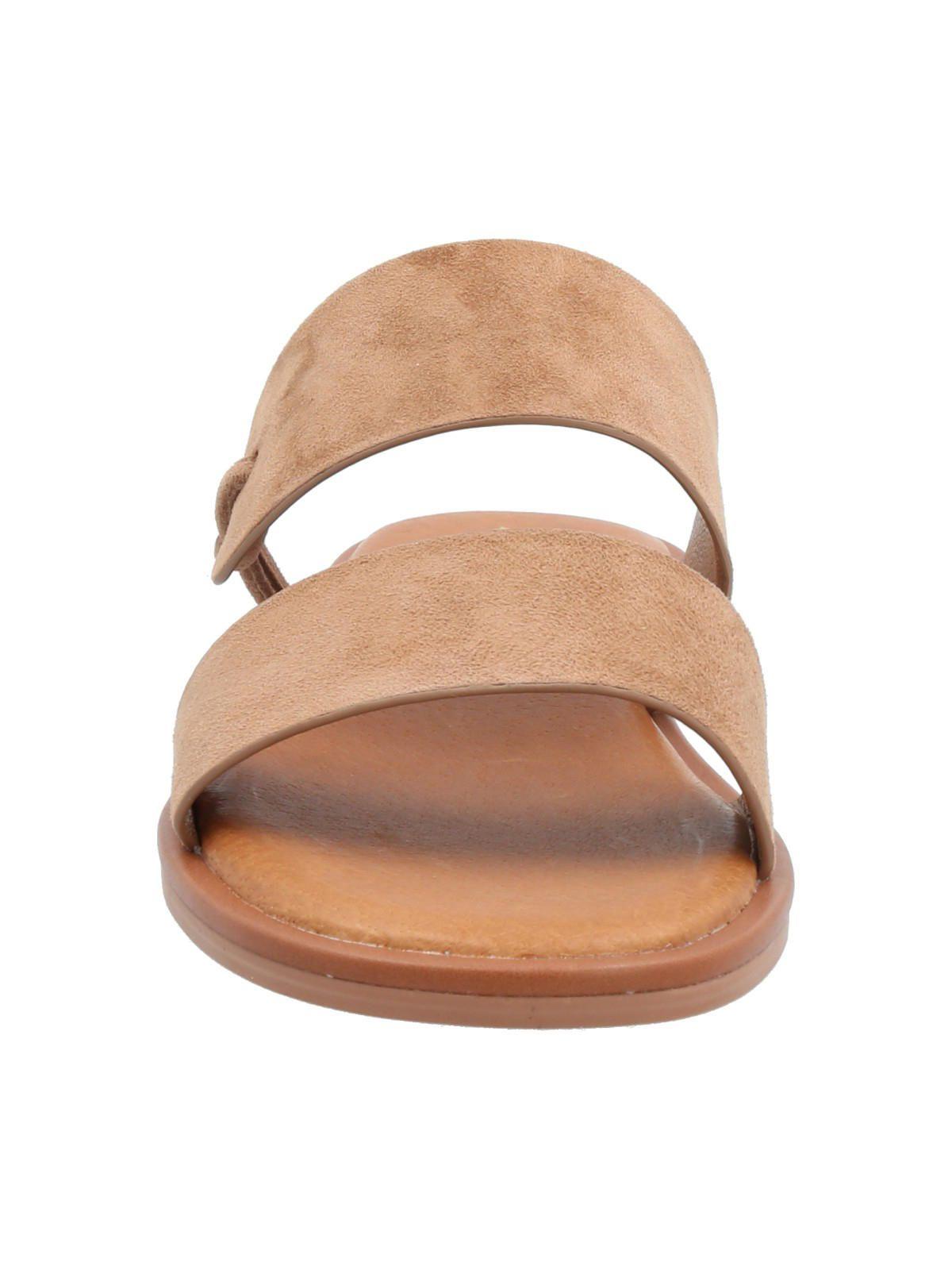 Sandalia Cuero Mujer Sante Café-3