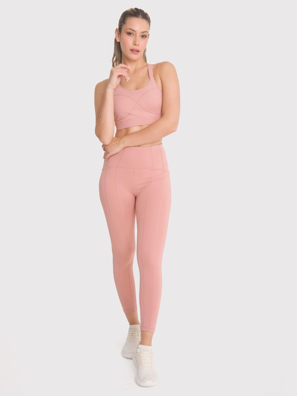 Calza deportiva 7/8 Mujer Ankle Wilma Palo Rosa-1