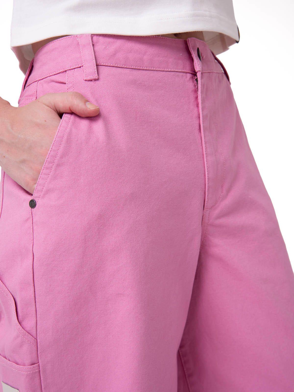 Pantalón Mujer Canvas Carpenter Rosa-3