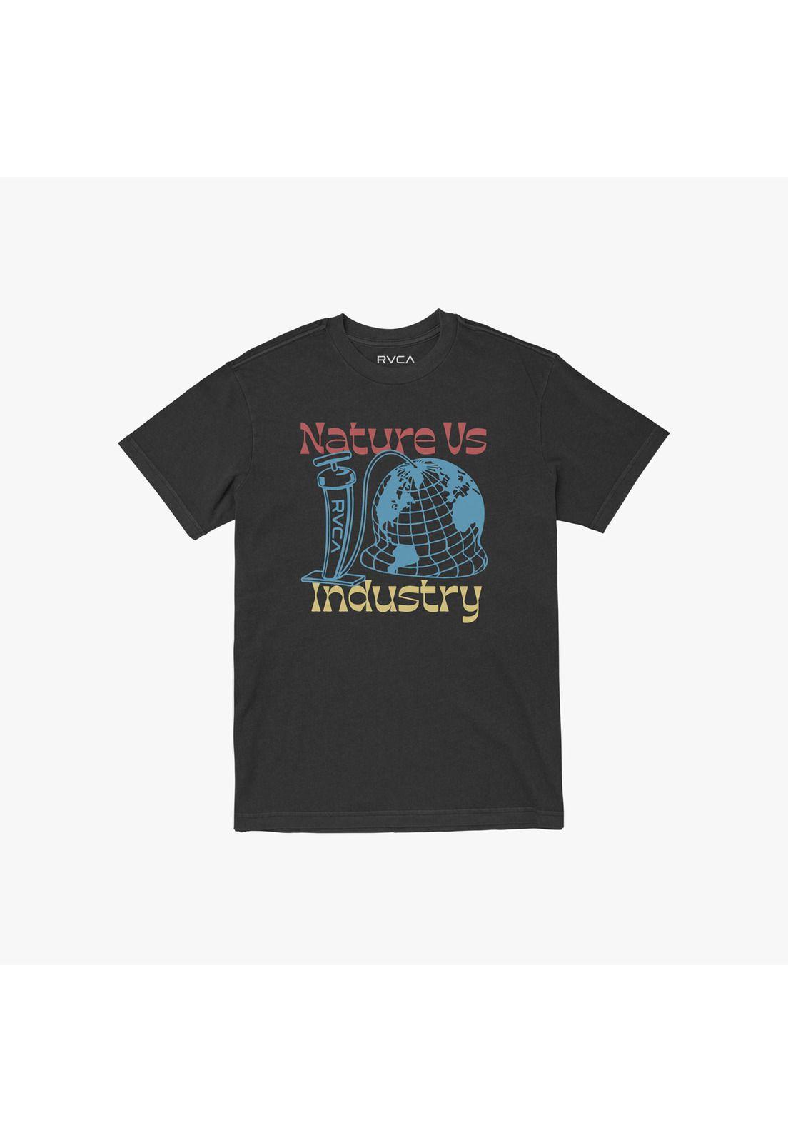 Polera M/C Hombre Inflation M Tees Negro-0