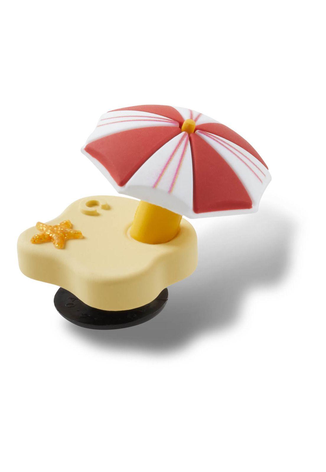 Jibbitz Sombrilla de Playa Navideña 3D Café-2