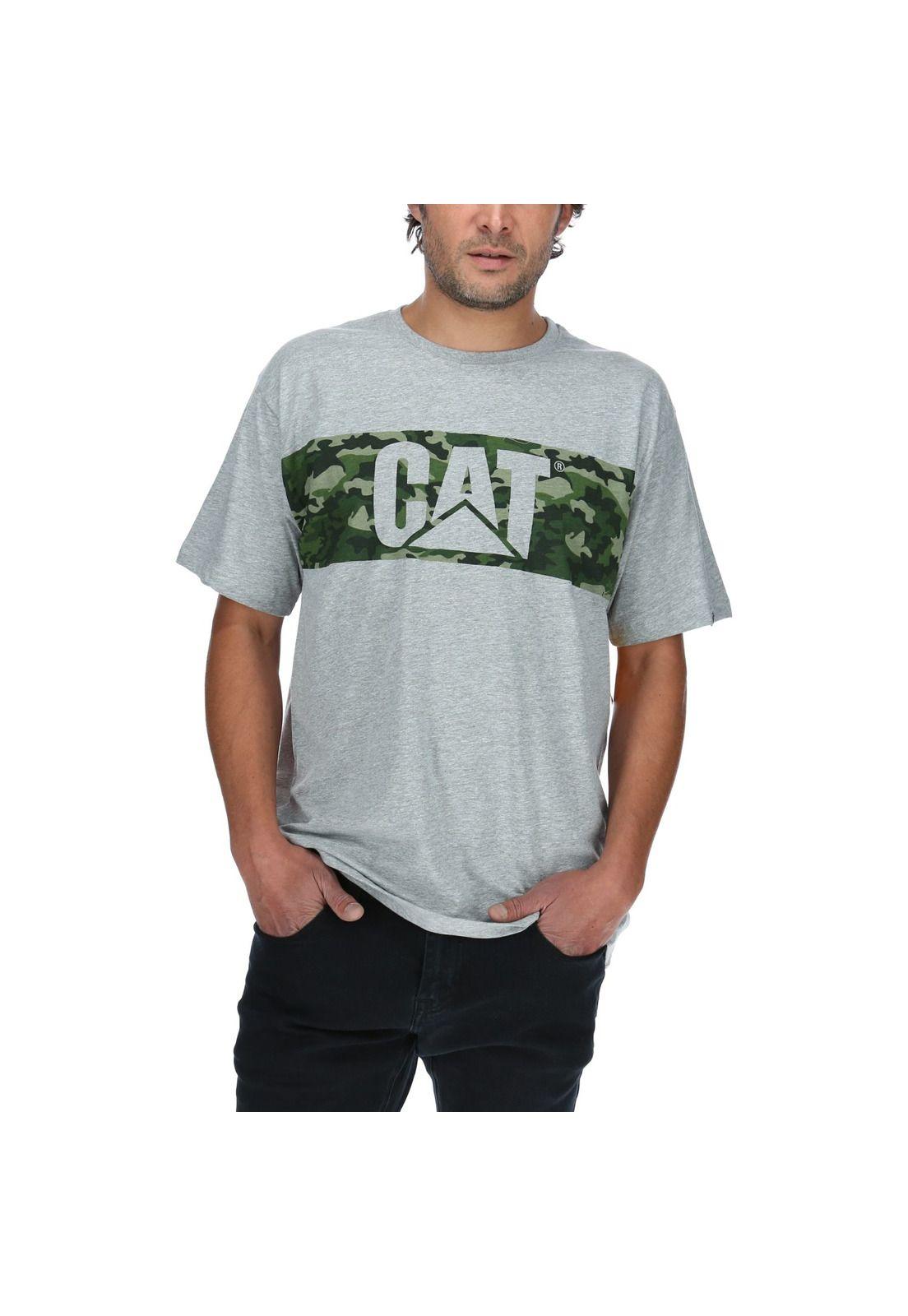 Polera Mc Hombre Camo Print Tee Gris-0