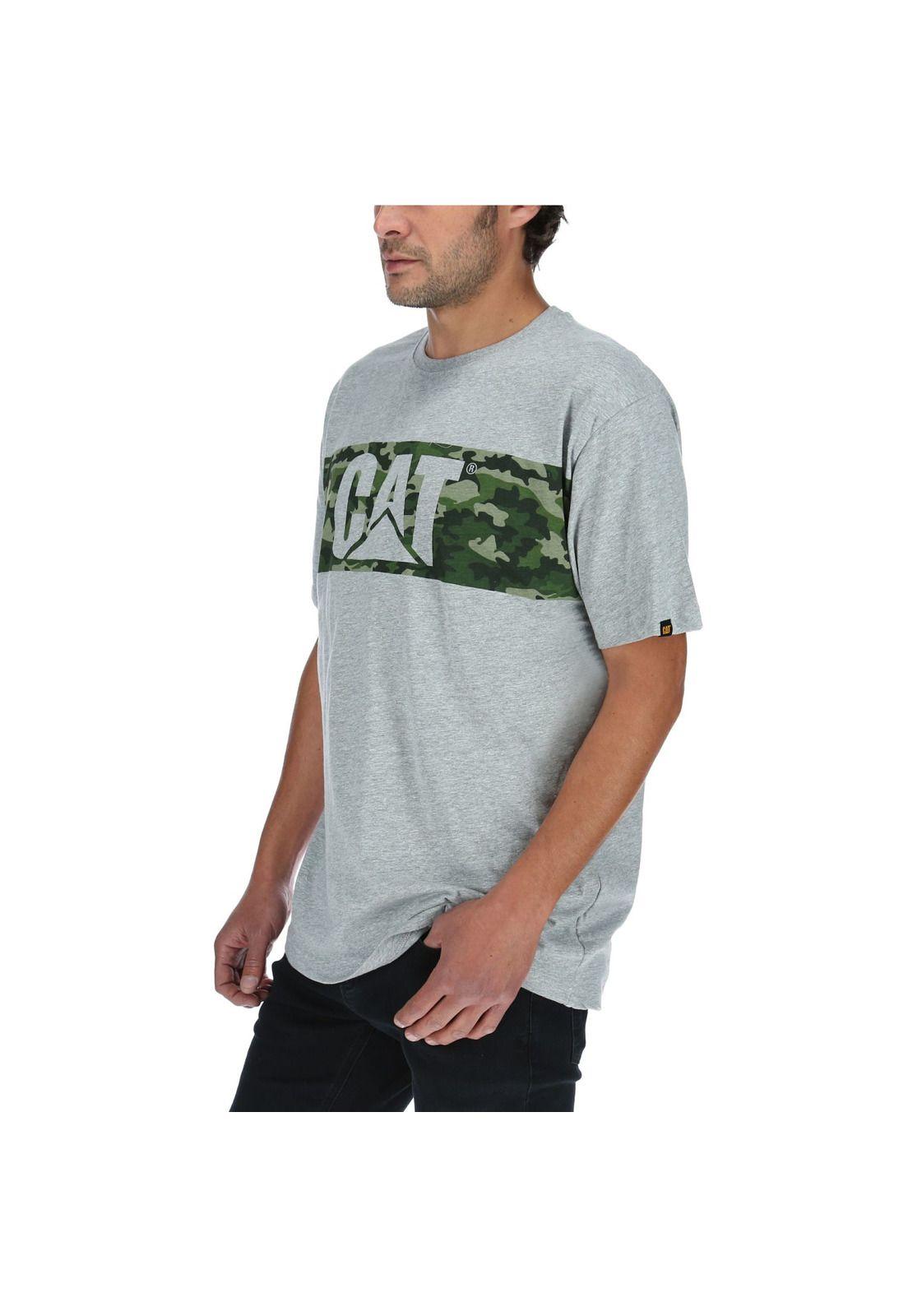 Polera Mc Hombre Camo Print Tee Gris-1