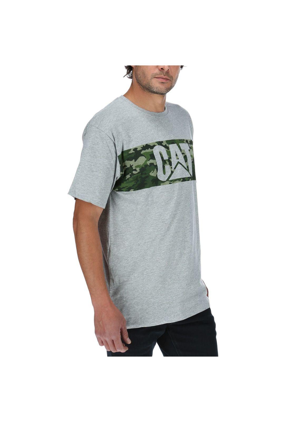 Polera Mc Hombre Camo Print Tee Gris-3