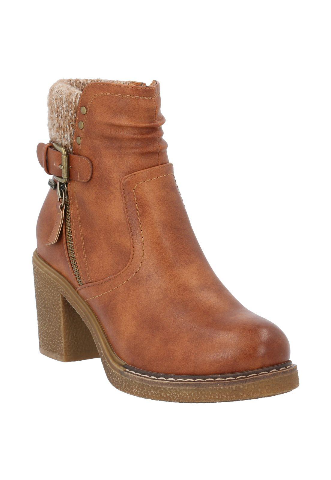 Botin Mujer Creed Café-0