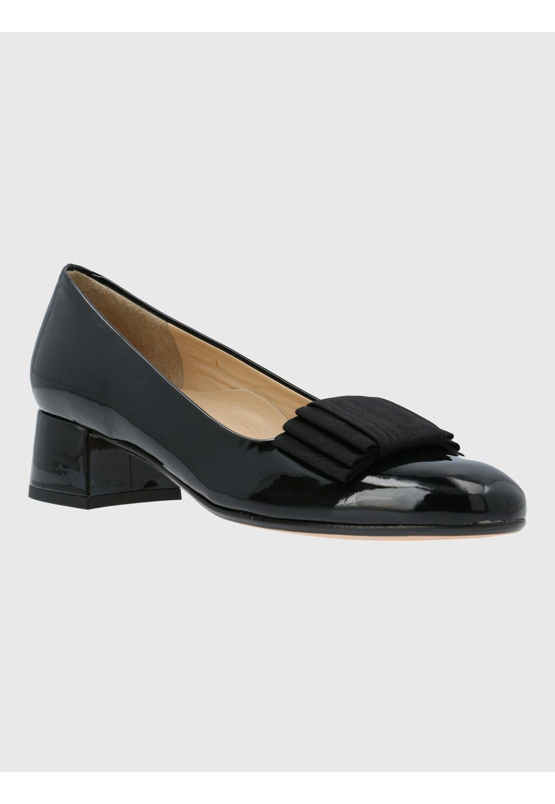 Zapato Brunate Mujer Cuero Corato Negro-0