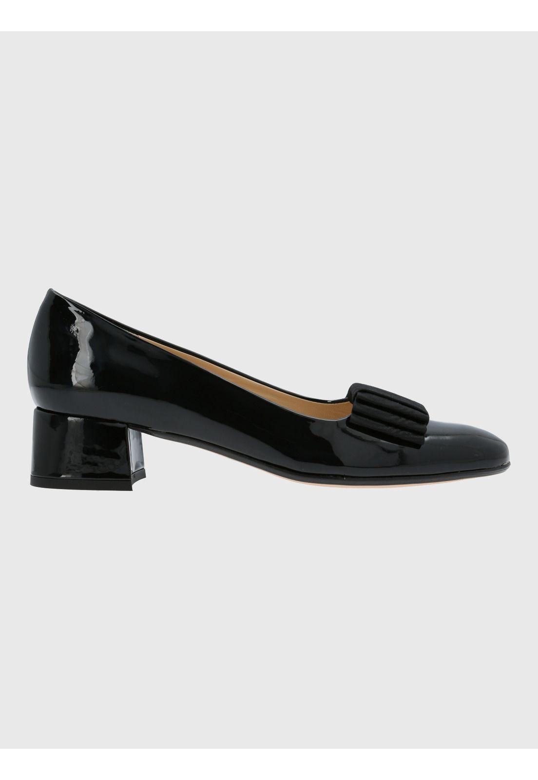 Zapato Brunate Mujer Cuero Corato Negro-1