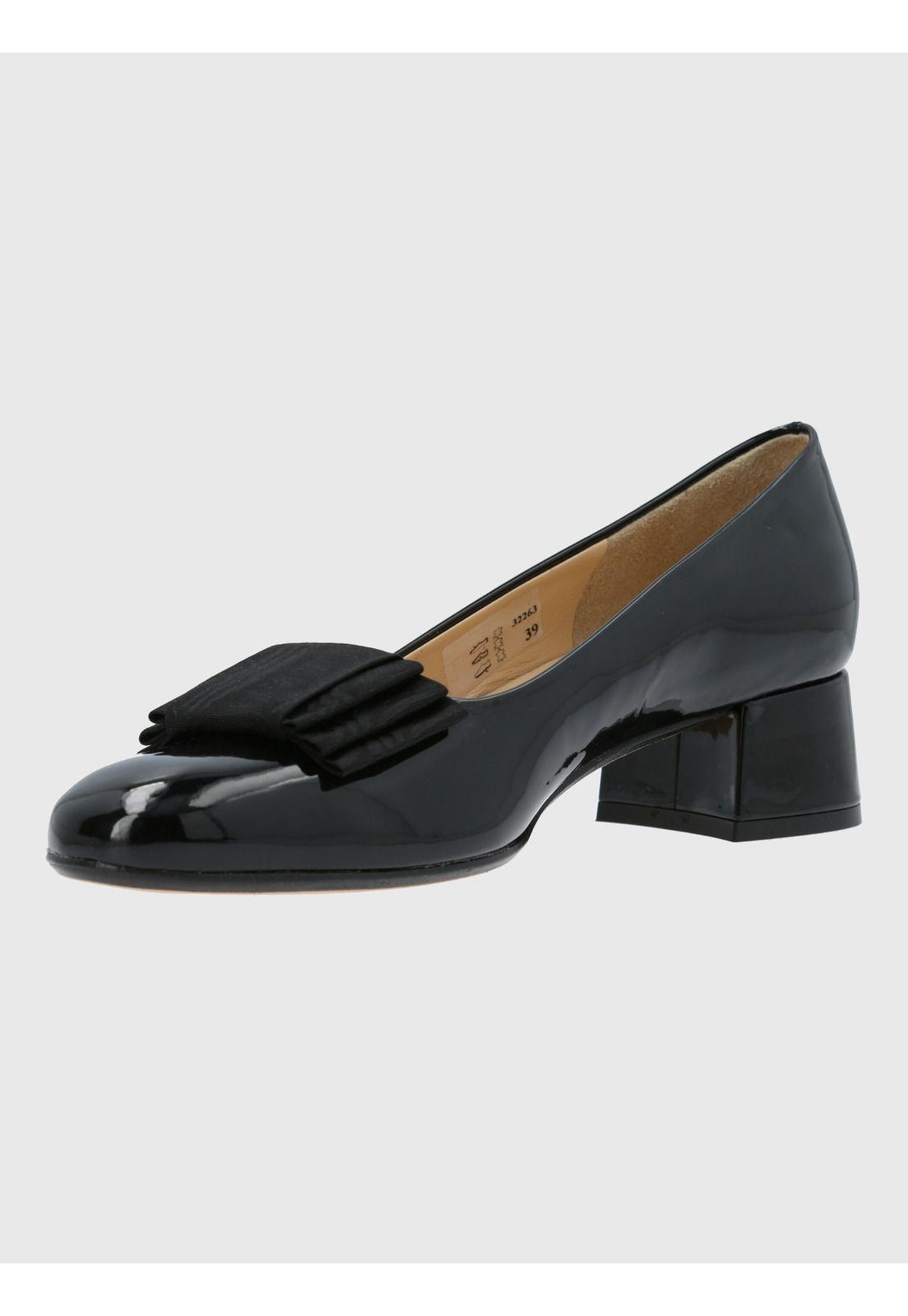 Zapato Brunate Mujer Cuero Corato Negro-4