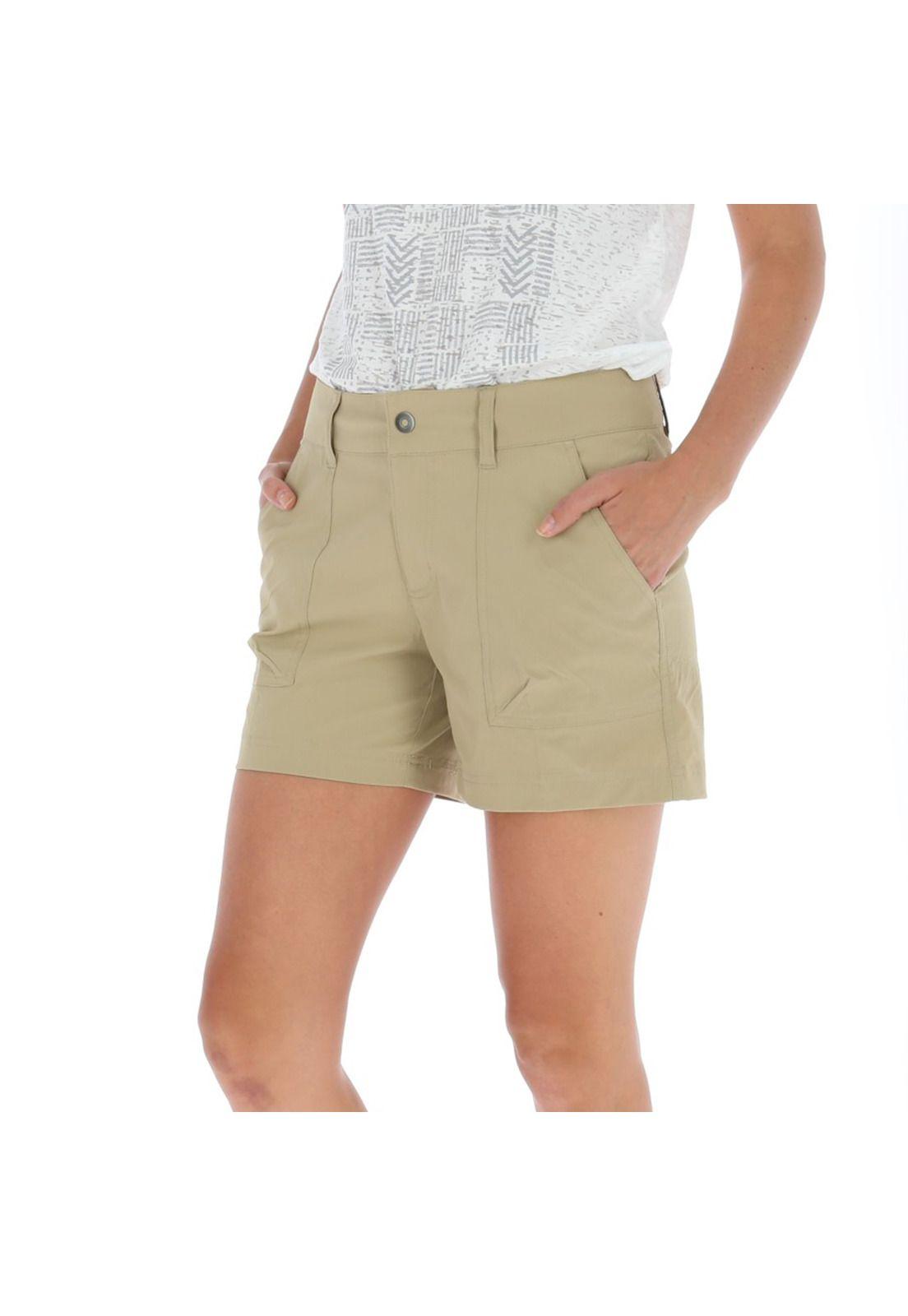 Short Mujer Silver Ridge Stch Ii Beige-1