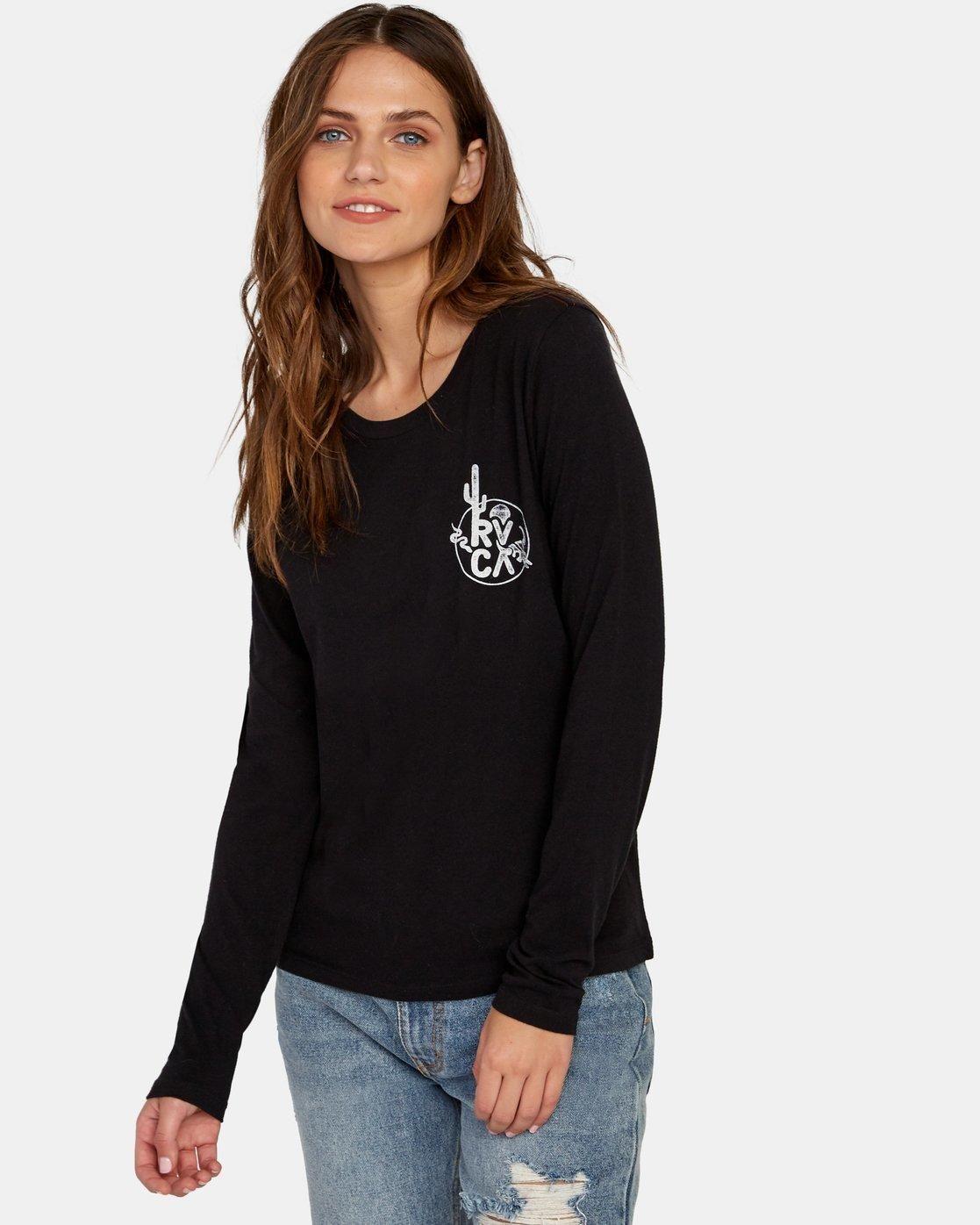 Polera Mujer Death Valley Negro-0