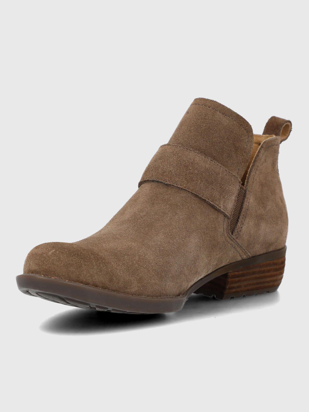 Botin Cuero Mujer Raquel Café-5