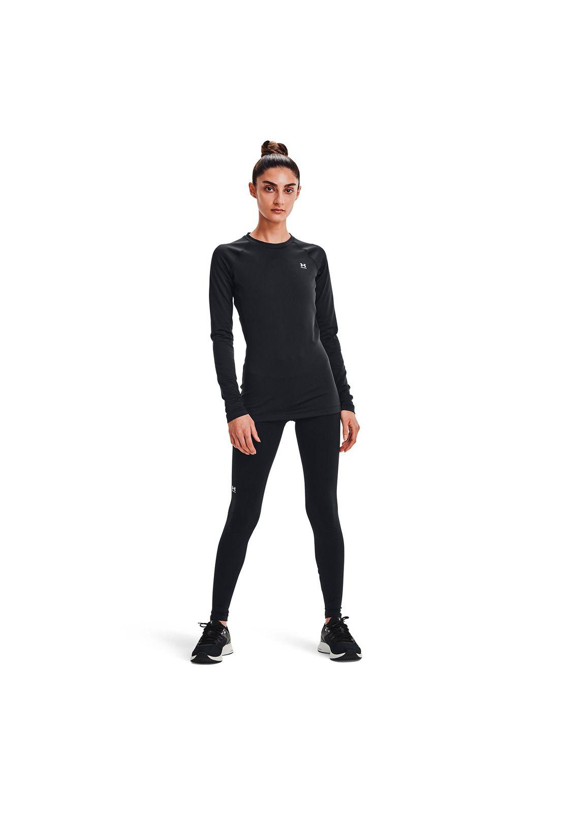 Calza Training Coldgear® Authentics Negro Mujer-5
