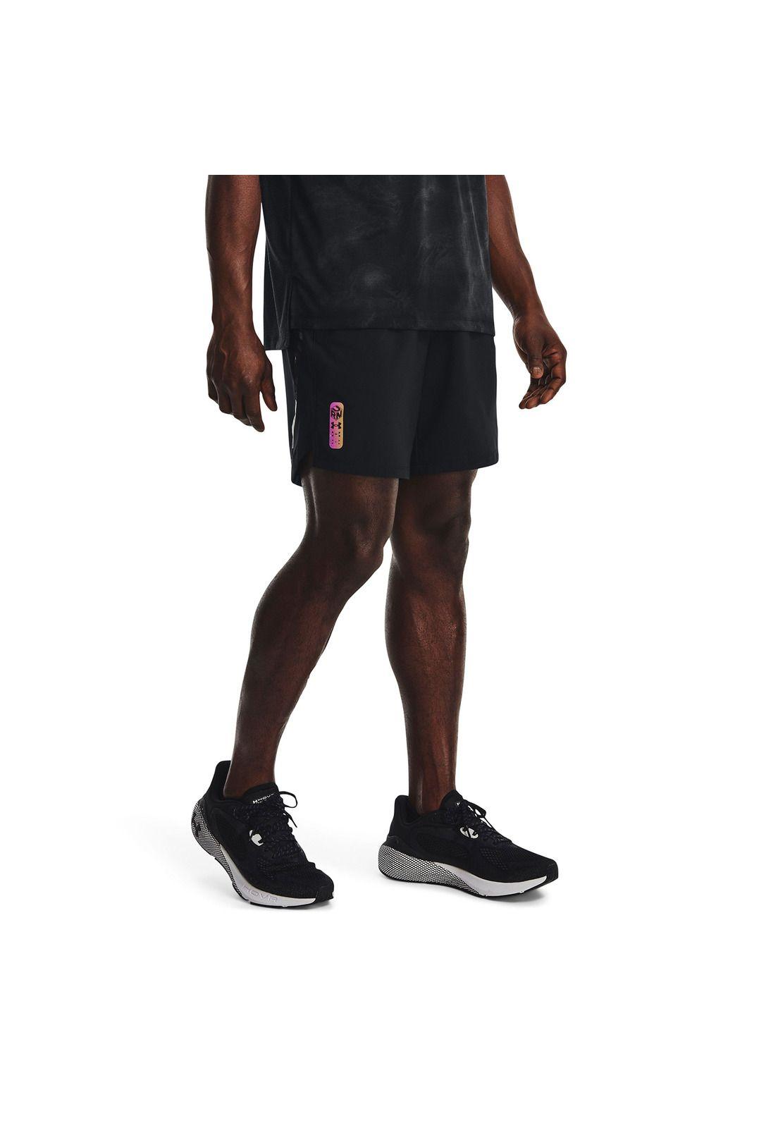 Short Hombre Ua Ra Launch Shorts Negro-2