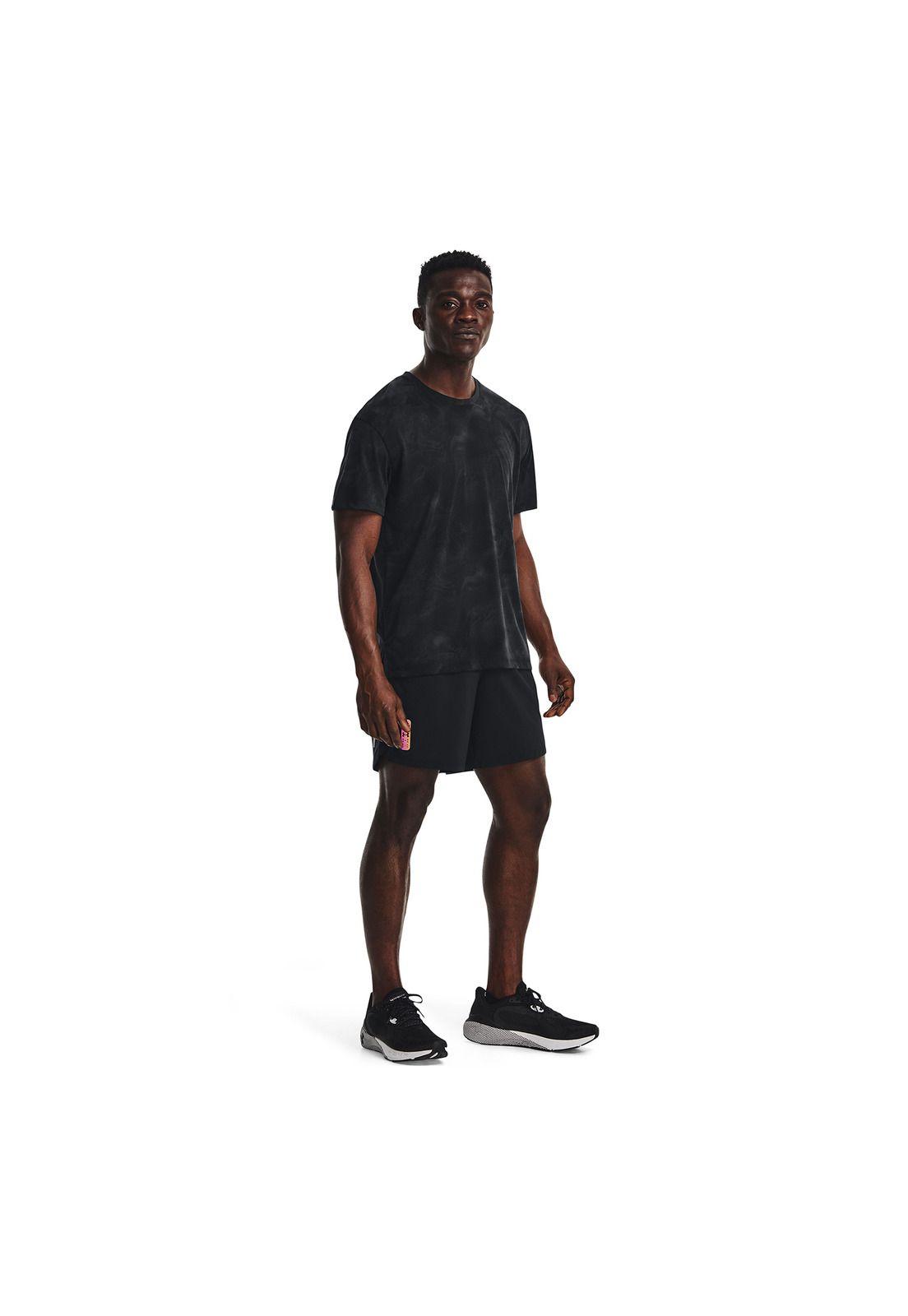 Short Hombre Ua Ra Launch Shorts Negro-4