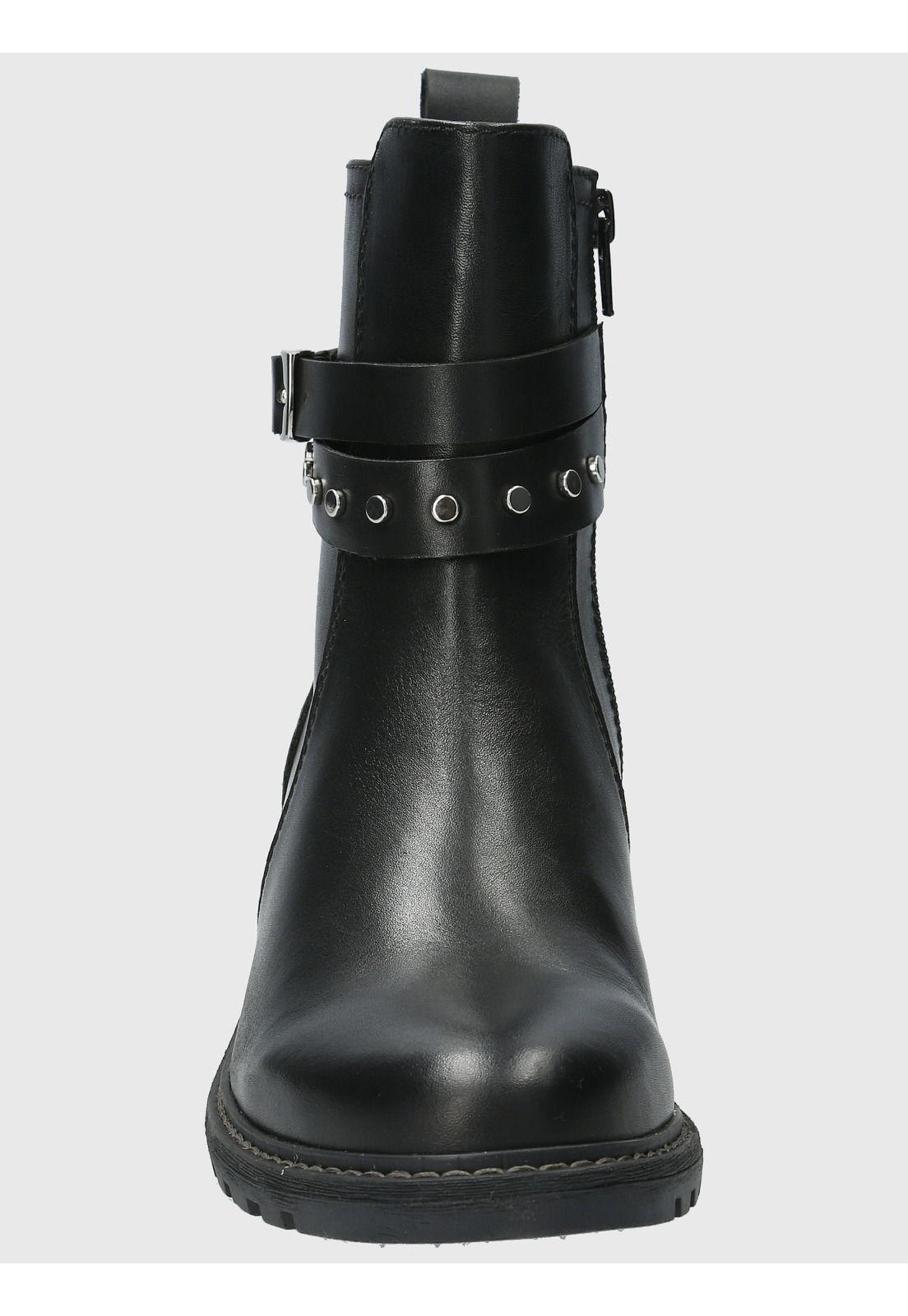 Botin Cuero Mujer Mitre Negro-3