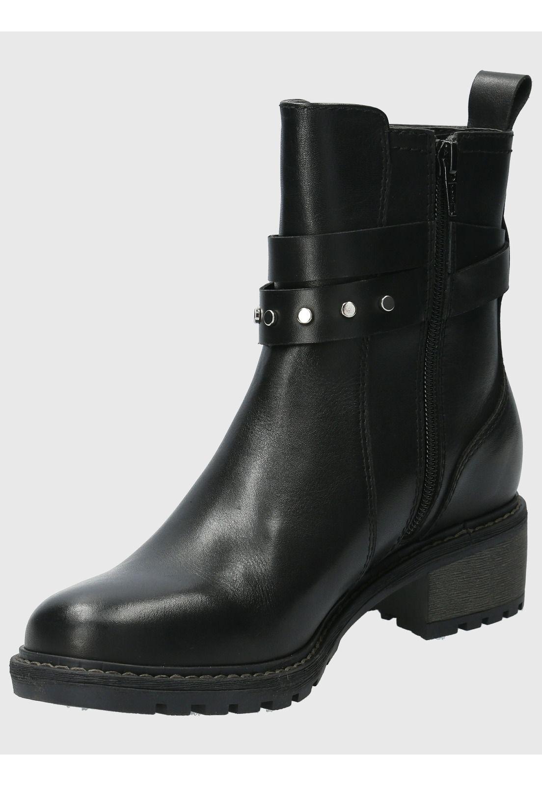 Botin Cuero Mujer Mitre Negro-4