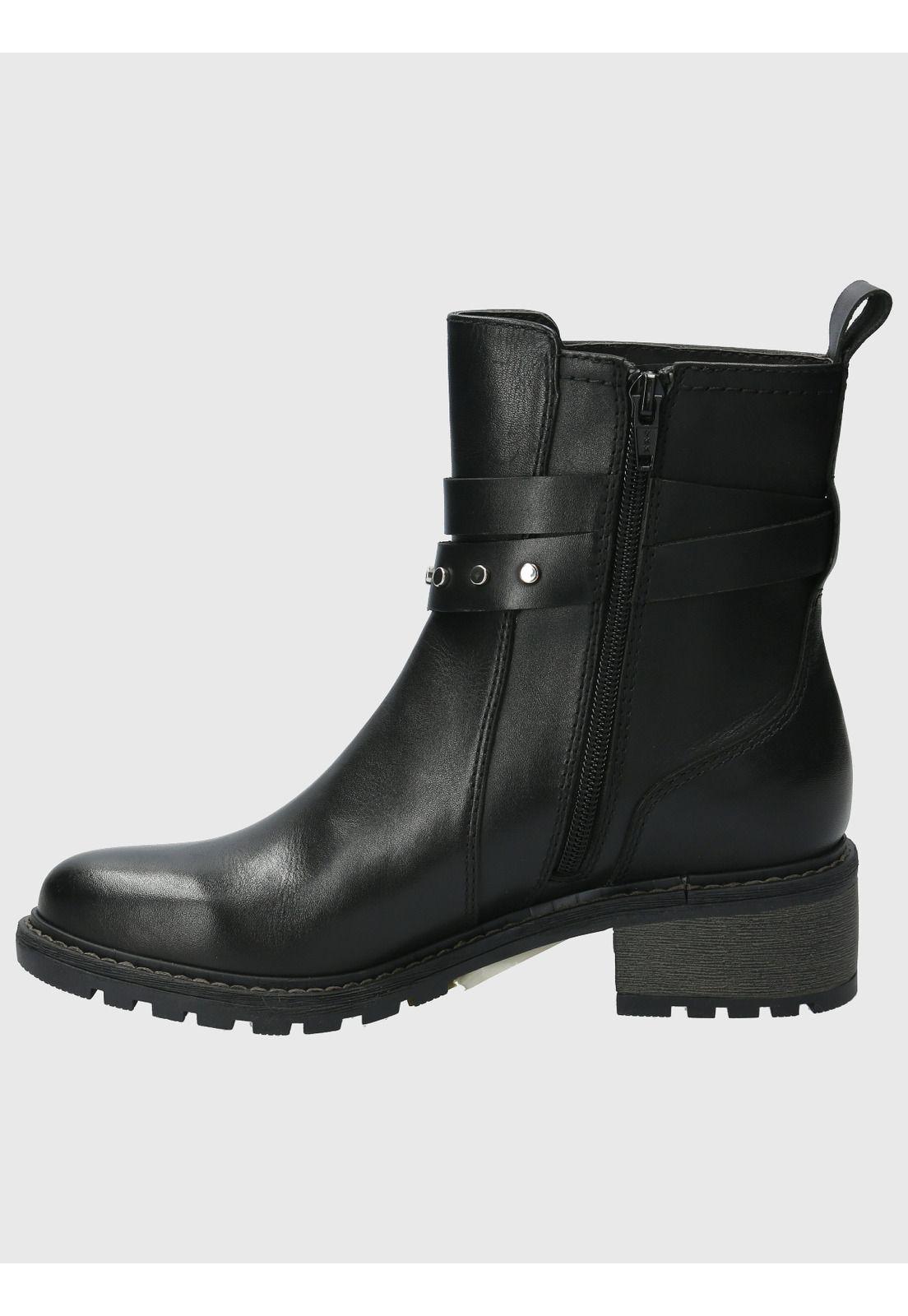 Botin Cuero Mujer Mitre Negro-5