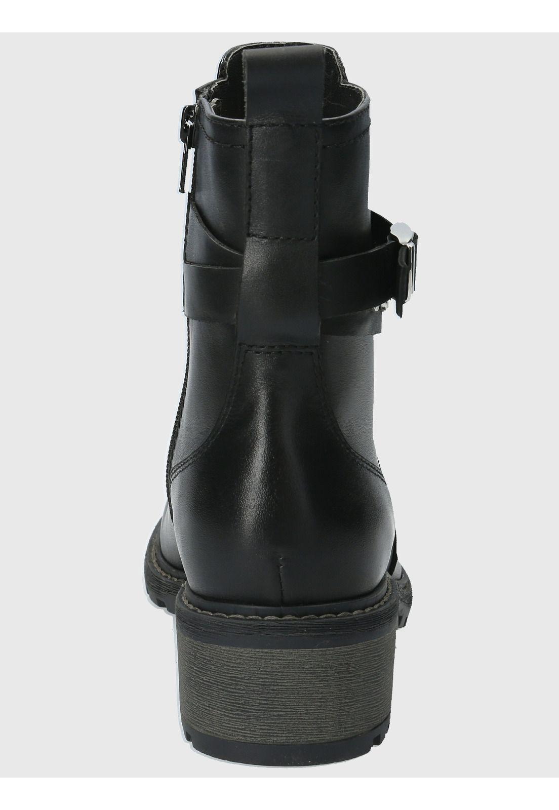 Botin Cuero Mujer Mitre Negro-6