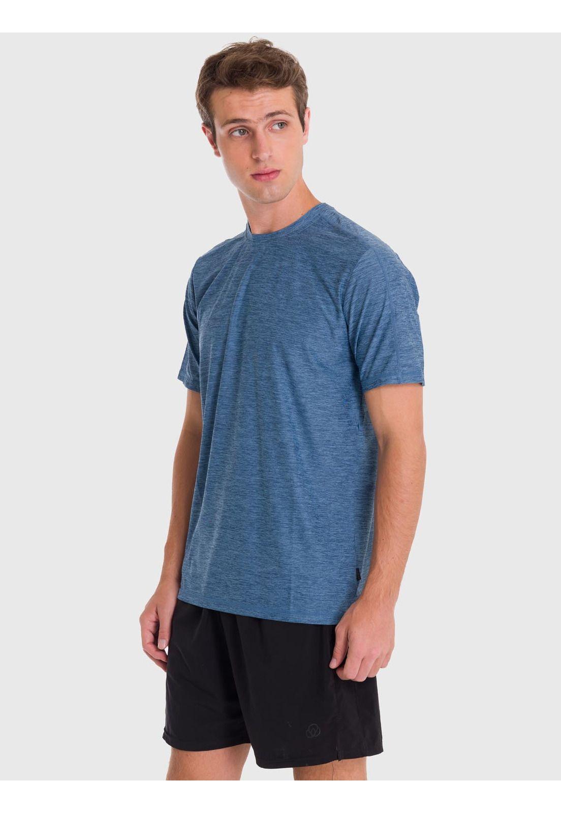 Polera Hombre Training T-Shirt Azul-4