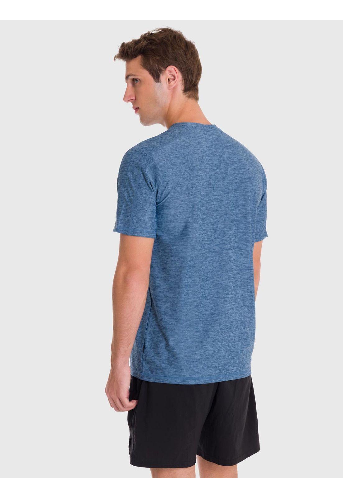 Polera Hombre Training T-Shirt Azul-5