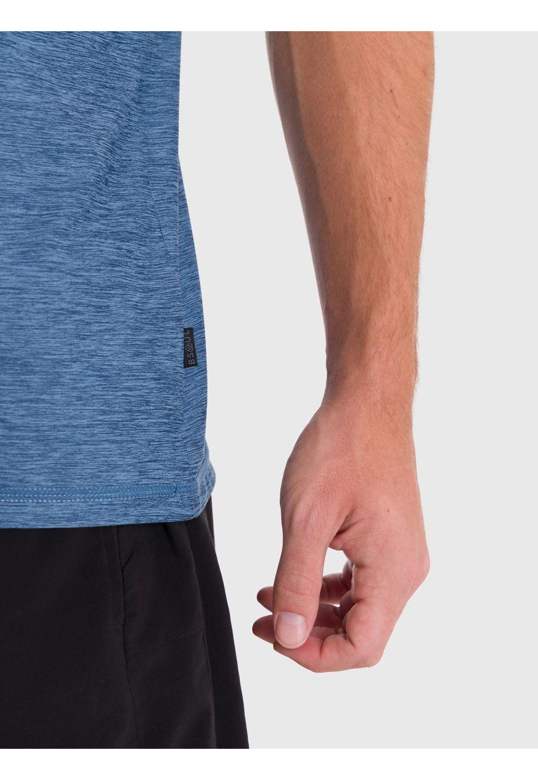 Polera Hombre Training T-Shirt Azul-6