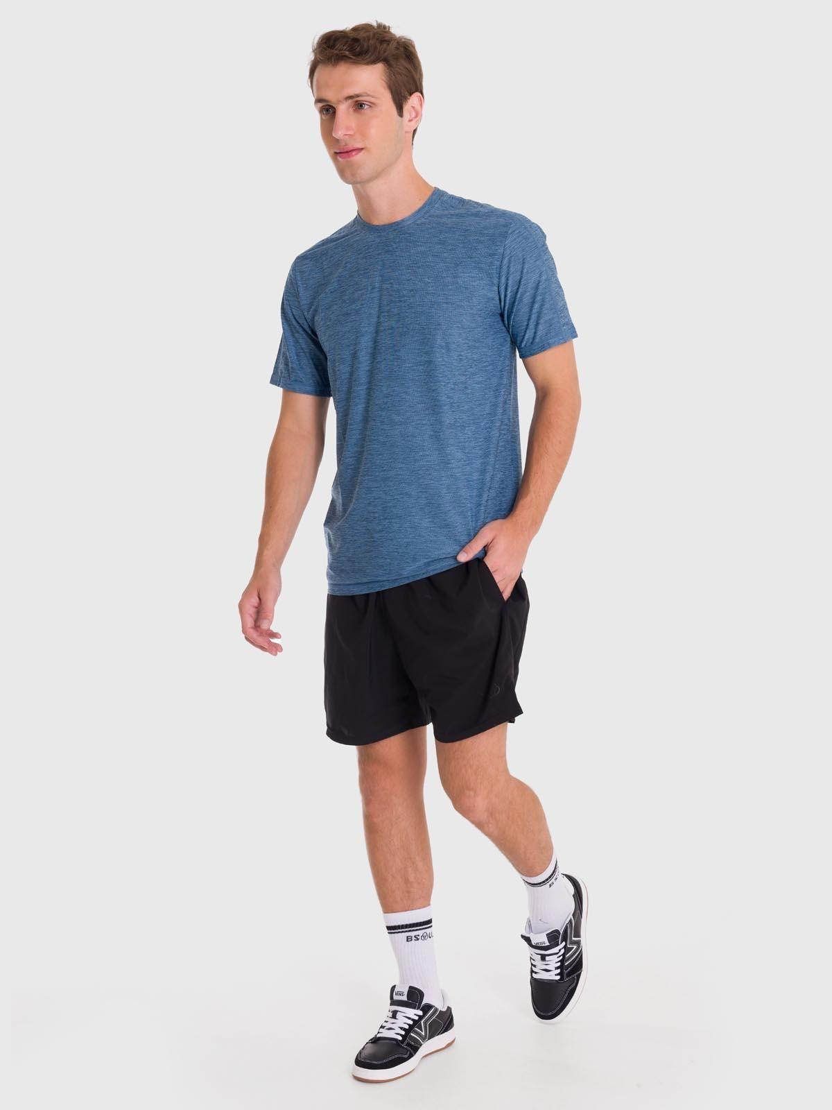 Polera Hombre Training T-Shirt Azul-1