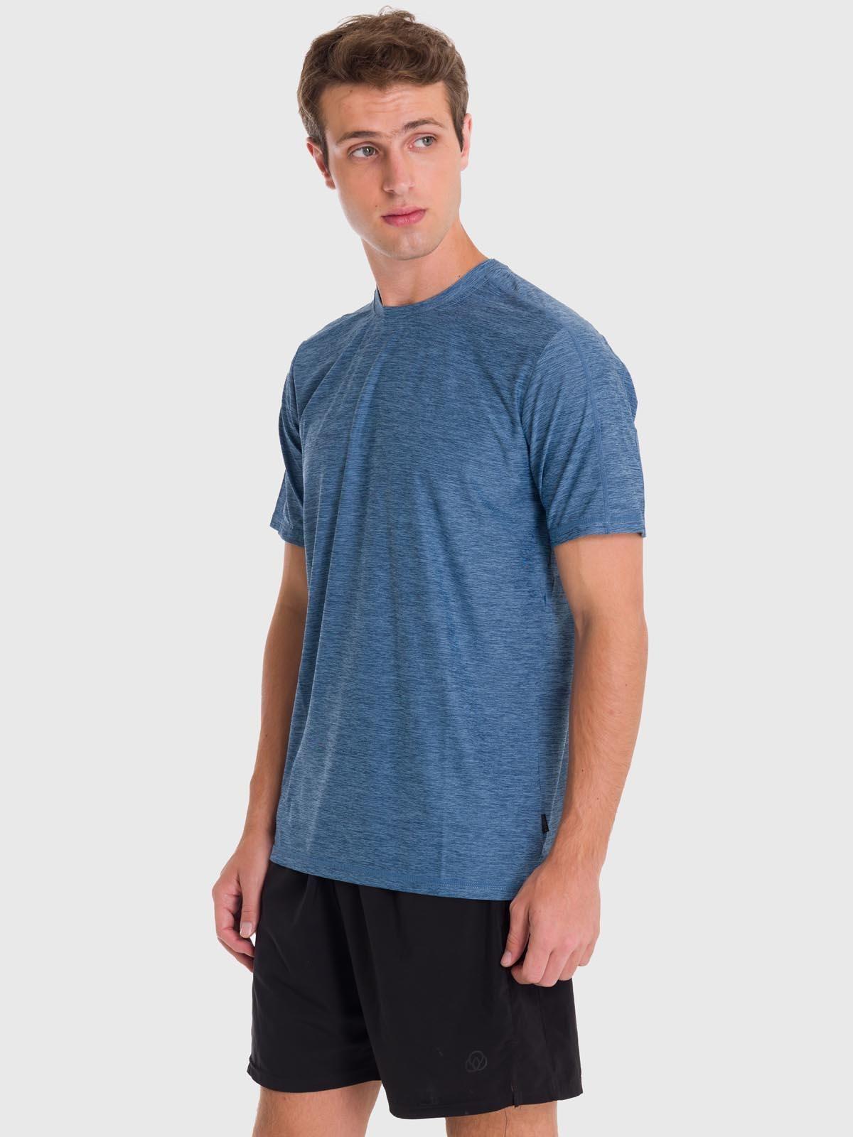 Polera Hombre Training T-Shirt Azul-4
