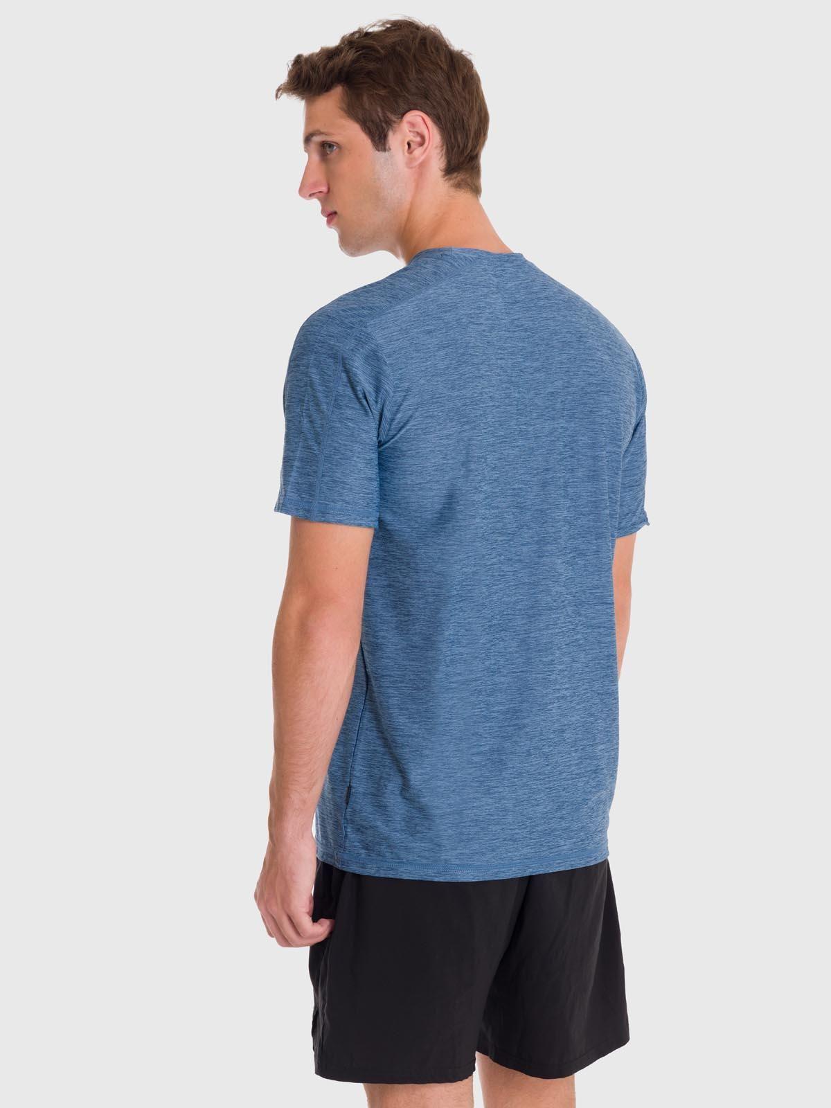 Polera Hombre Training T-Shirt Azul-5