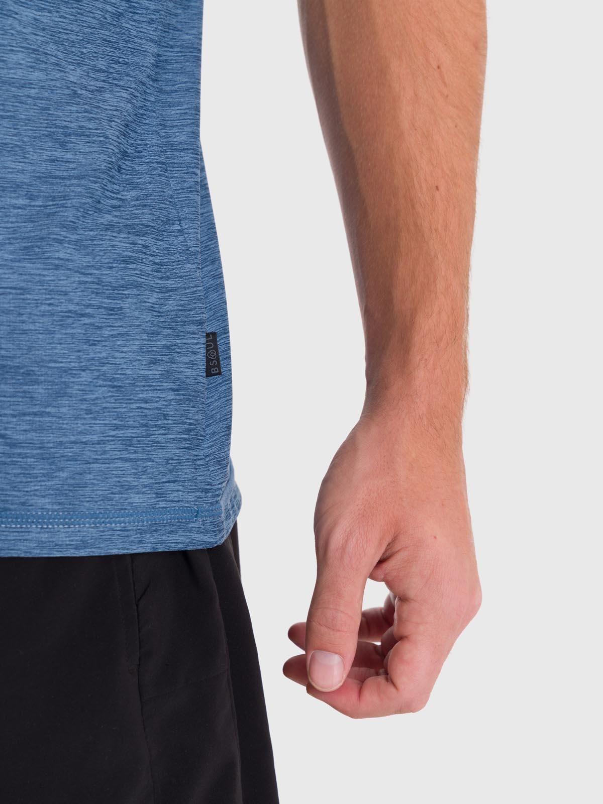 Polera Hombre Training T-Shirt Azul-6