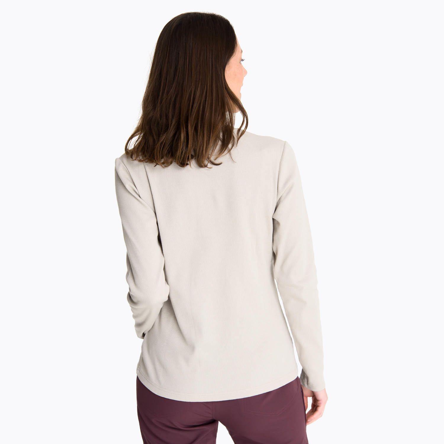 Polera Mujer Rib Beige-3