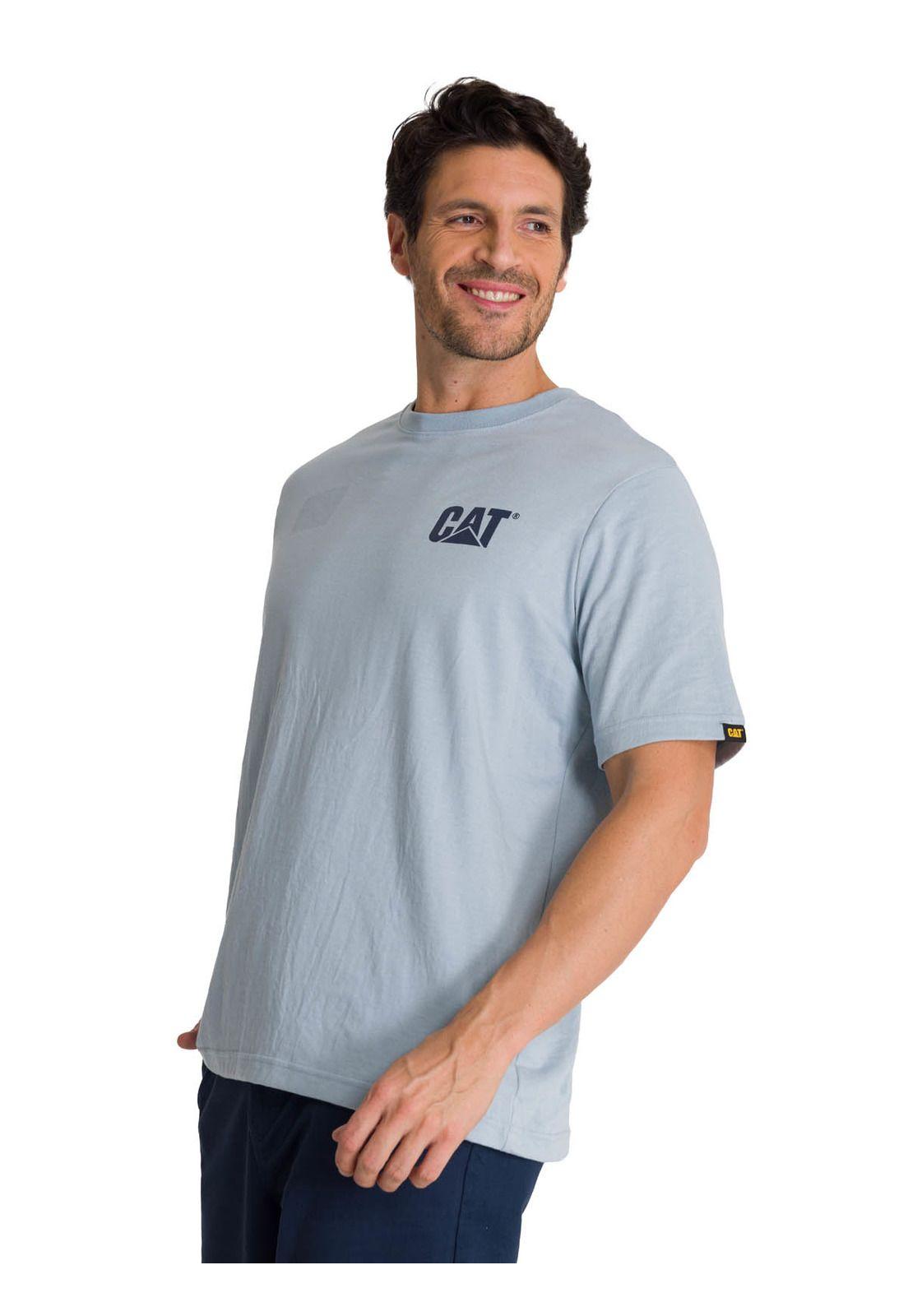 Polera Hombre Trademark Celeste-0