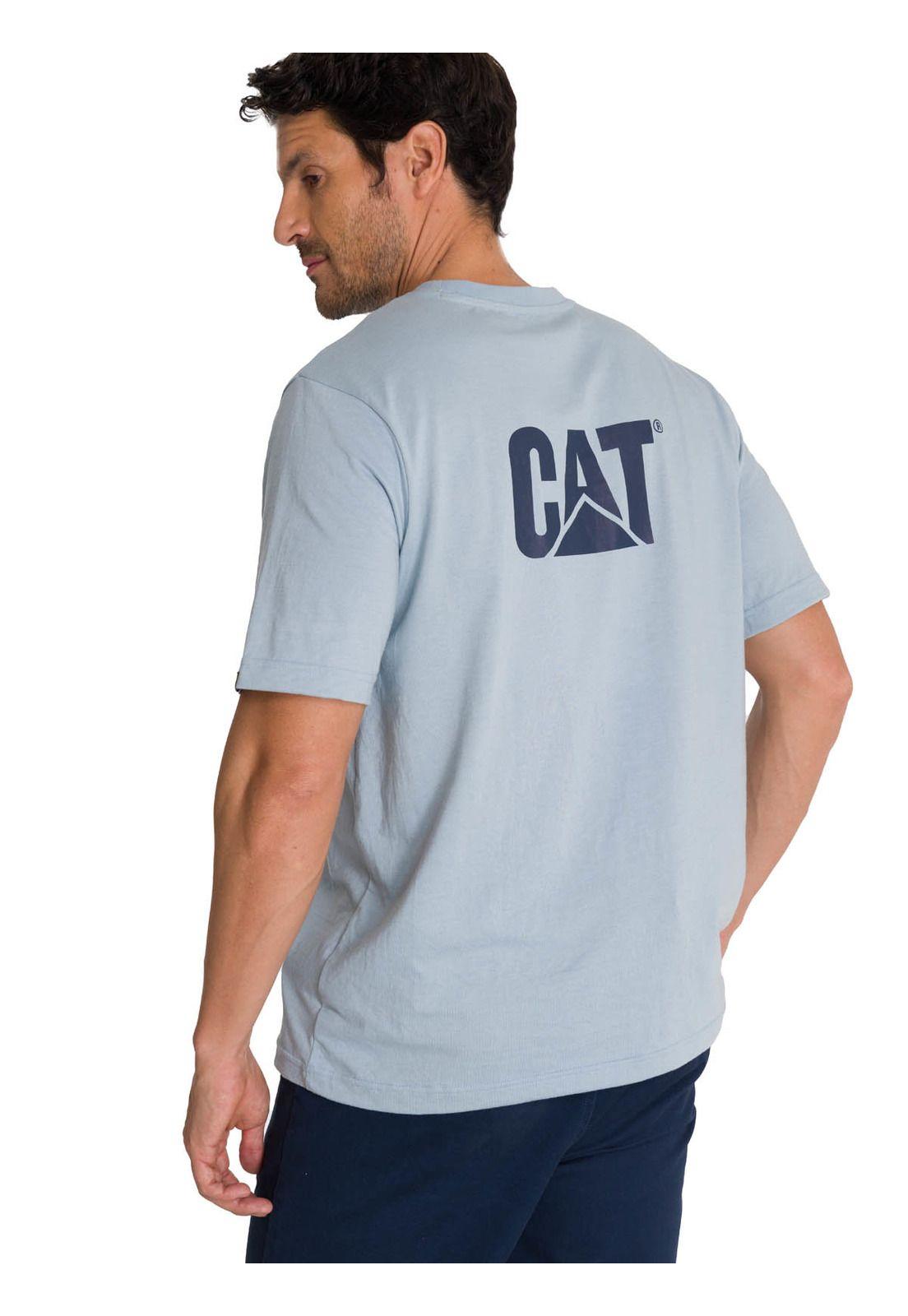 Polera Hombre Trademark Celeste-4